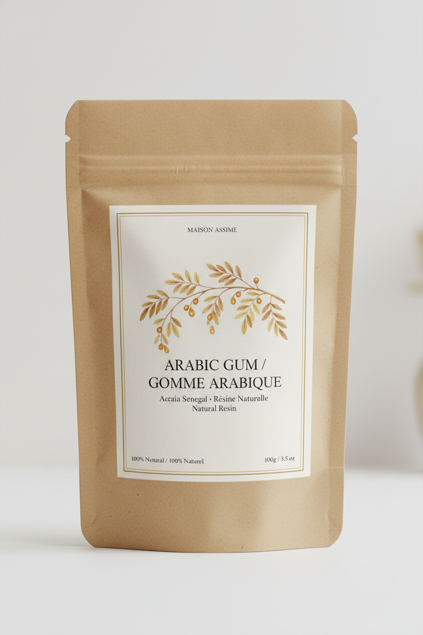 Étiquette Arabic Gum Acacia