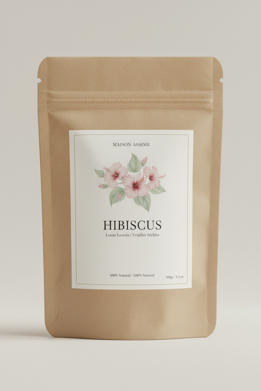 Étiquette Hibiscus 100g
