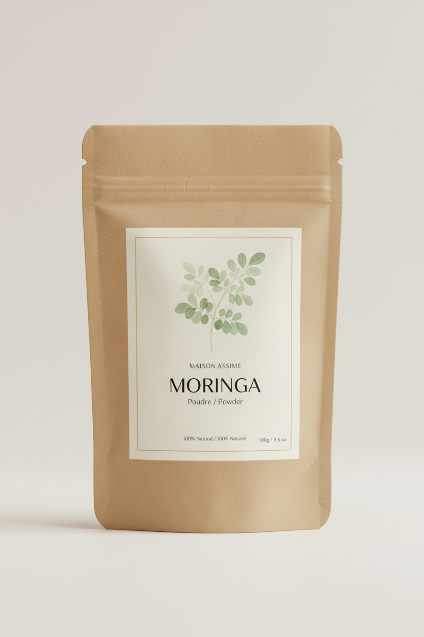 Étiquette Moringa Powder